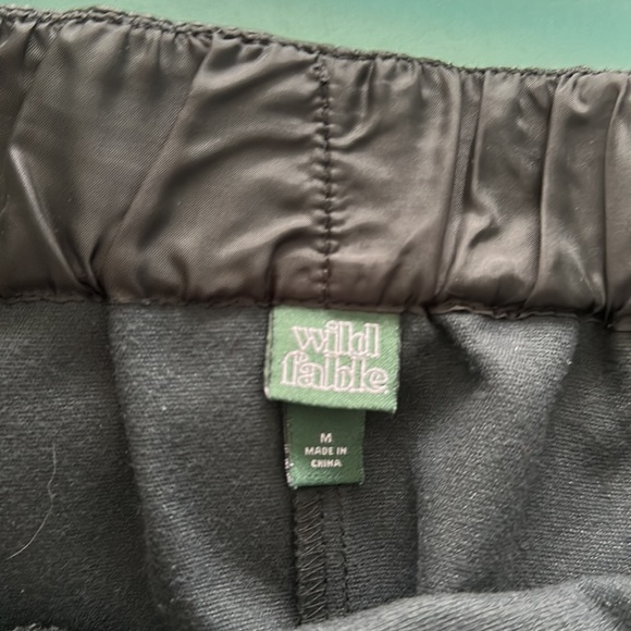 Black Faux Leather Mini Skirt - Picture 3 of 5